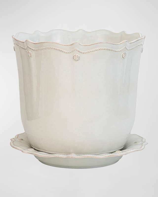 Berry & Thread 12" Planter - Whitewash
